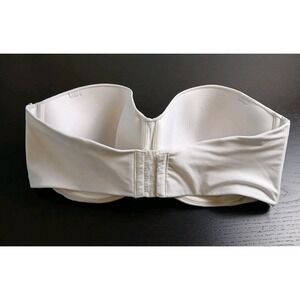 Maidenform Strapless Dreamwire Bra 40DD Nude Padded‎ StayUp Band Underwire Lift